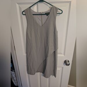 Aritzia Asymmetrical Gray Dress